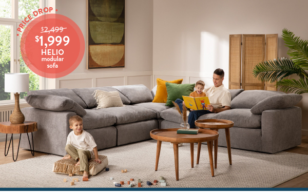 Soft modular deals sofa structube